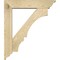 Ekena Millwork Balboa Traditional Rough Sawn Bracket w/ Offset Brace, Douglas Fir, 6"W x 26"D x 30"H BKT0604X26X30BOA01RDF - alternate 2